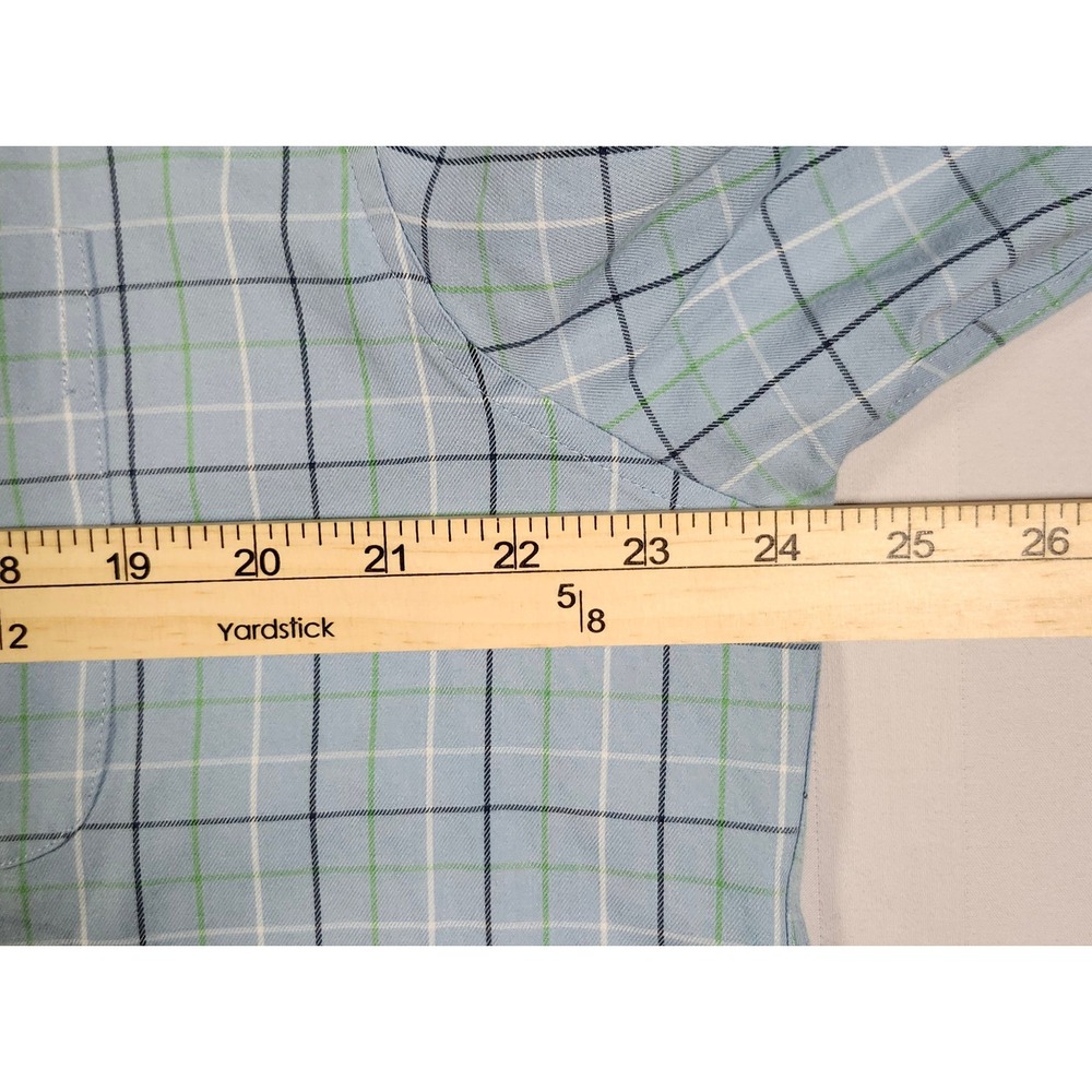 Lot 3 Vintage 90s Y2K LL Bean Button Outdoor Shirts Mens Large Medium Plaid 0030 - Picture 8 of 15